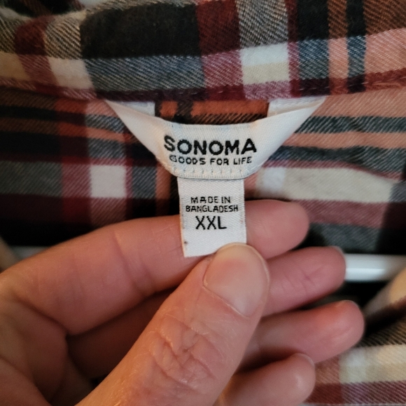 Plaid Button-Up Shirt - Picture 2 of 2